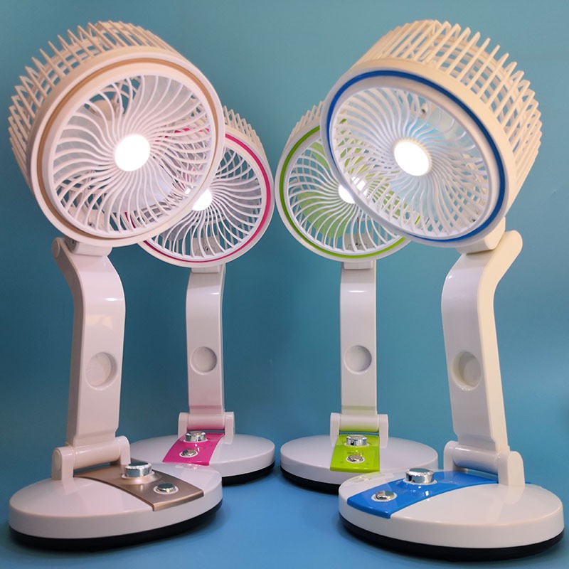 Portable Folding Fan – Rechargeable Foldable Desktop & Travel Fan