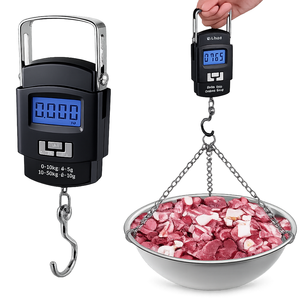Digital Hanging Scale 50Kg (LCD Display) – Portable Electronic Weight Scale