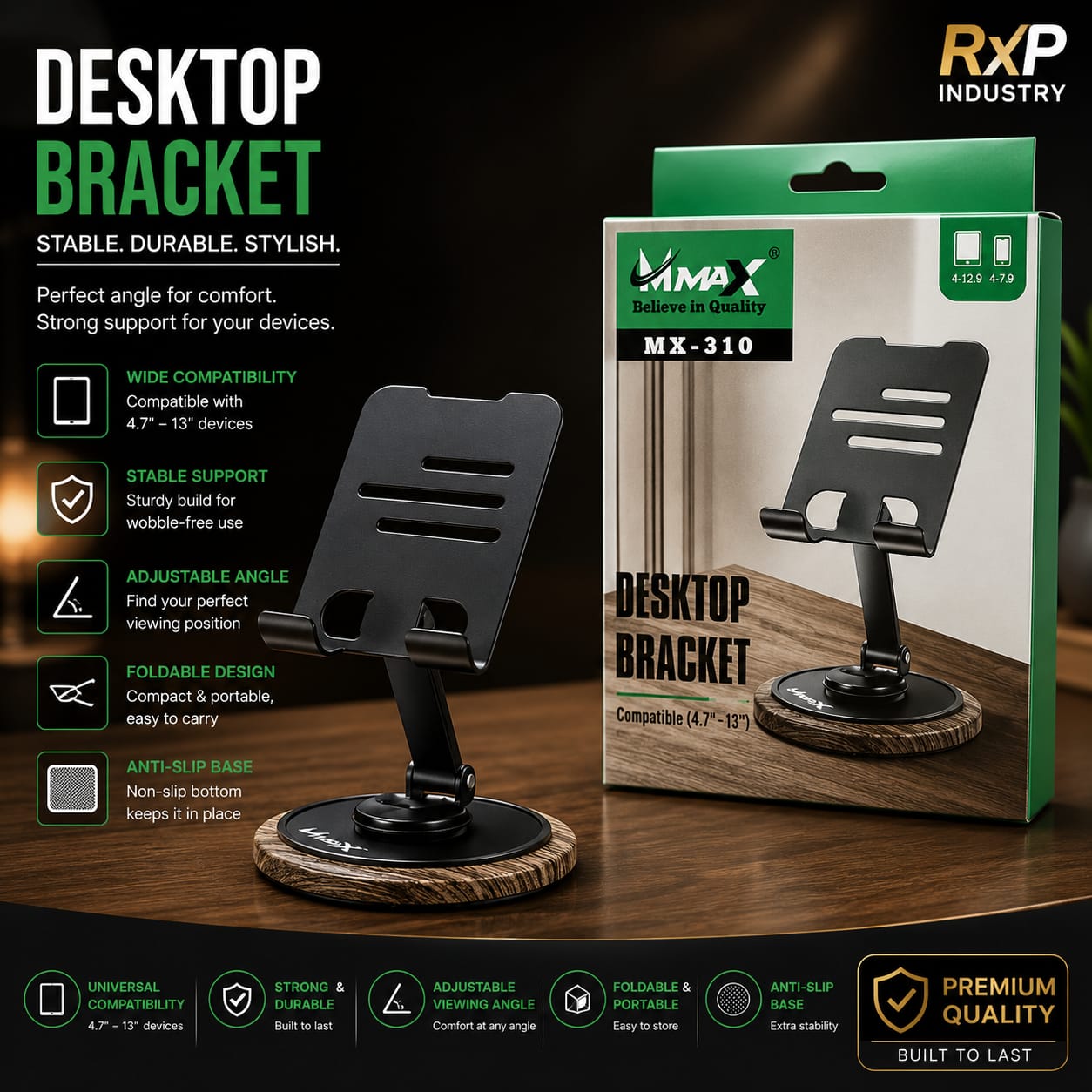 MMAX MX-310 Desktop Bracket