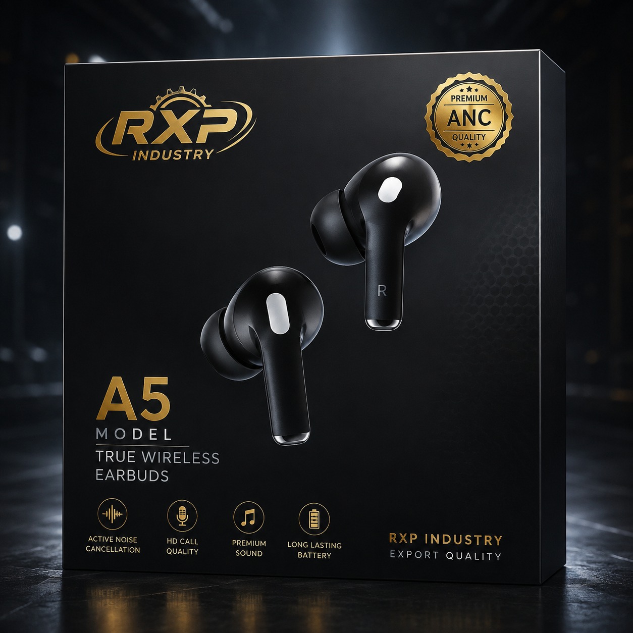A5 Wireless Bluetooth Earbuds with Charging Case – True Wireless Stereo Earphones for Android & iPhone