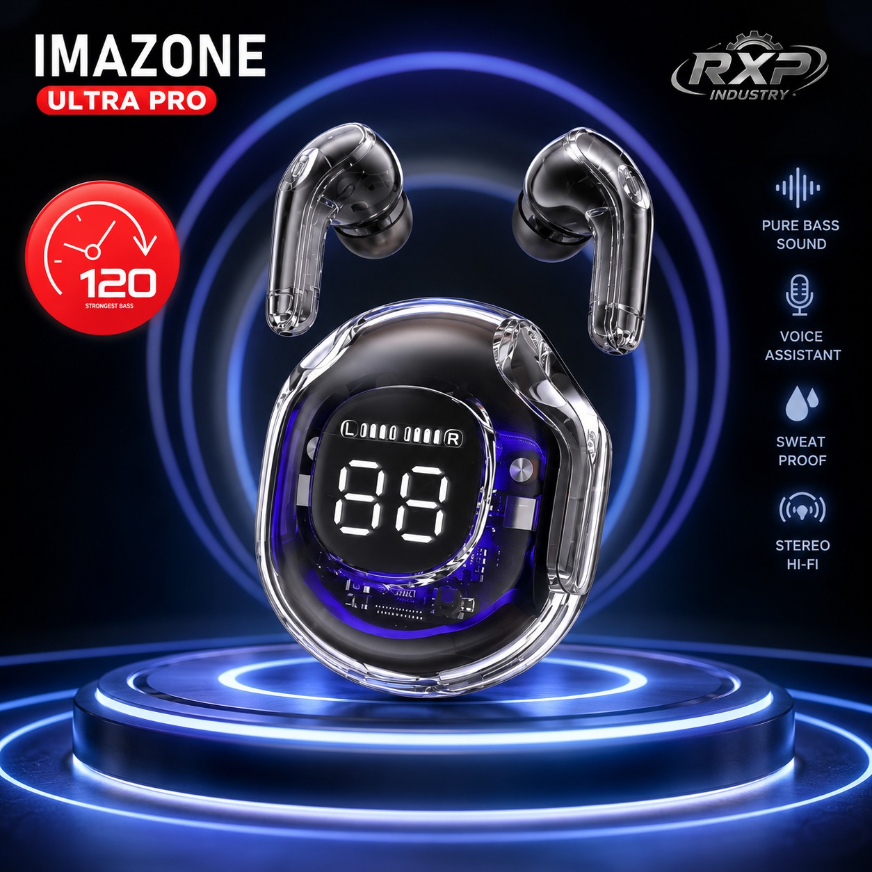🎧 IMAZONE Ultra Pro True Wireless Stereo Earbuds