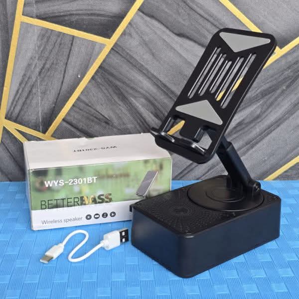 Bluetooth Speaker + Mobile Holder