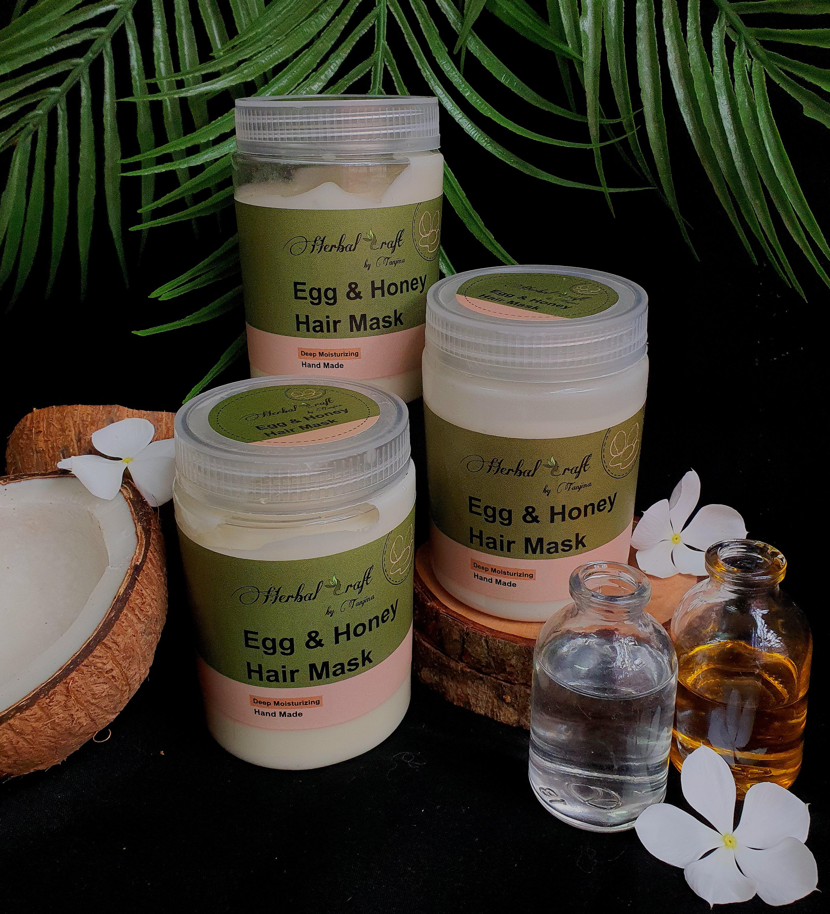 Egg & Honey hair mask