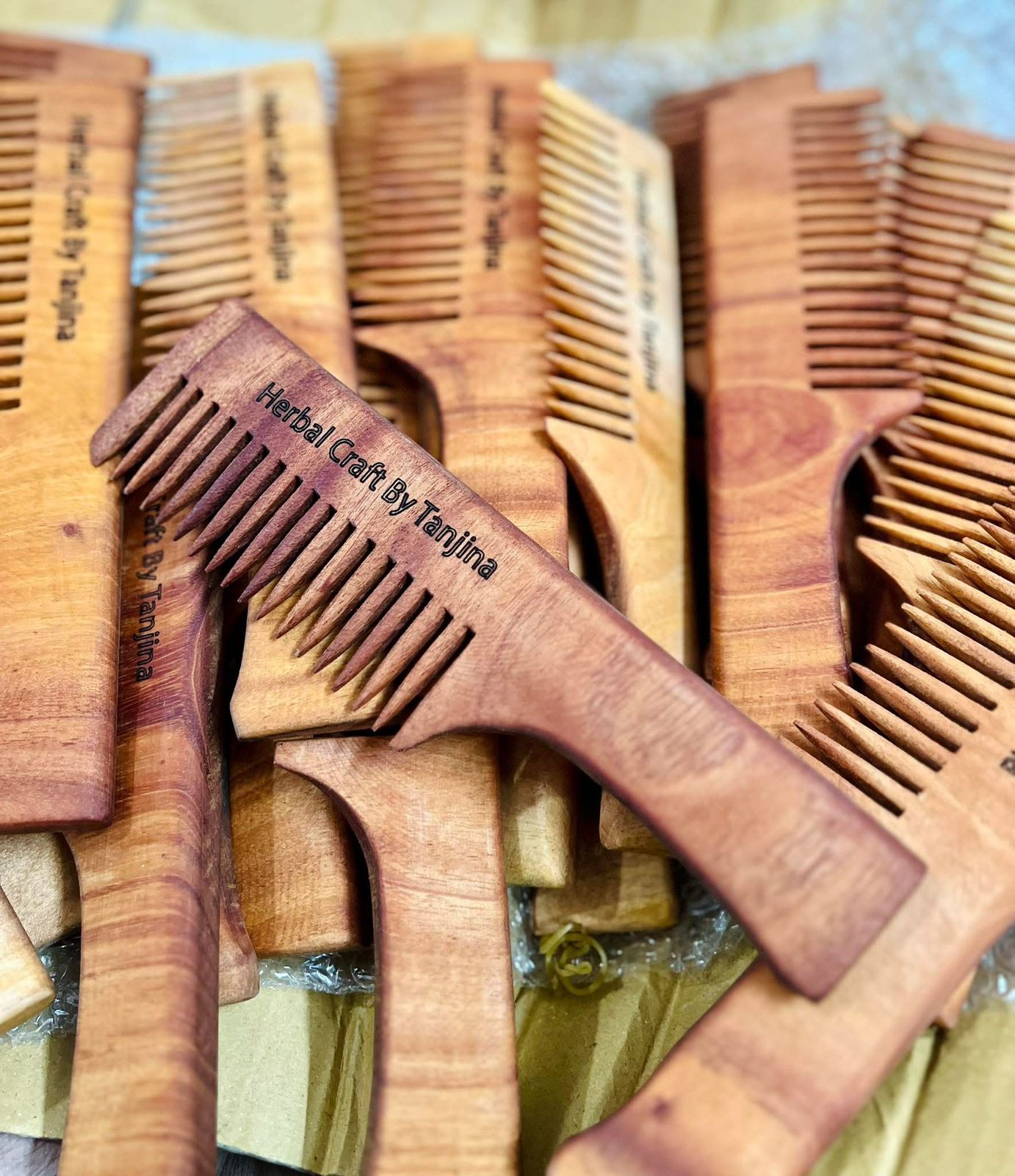 Wooden comb