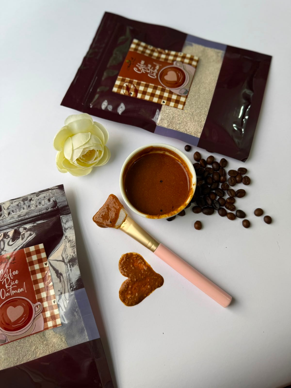 Rice coffee oatmeal facial scrub_img_2