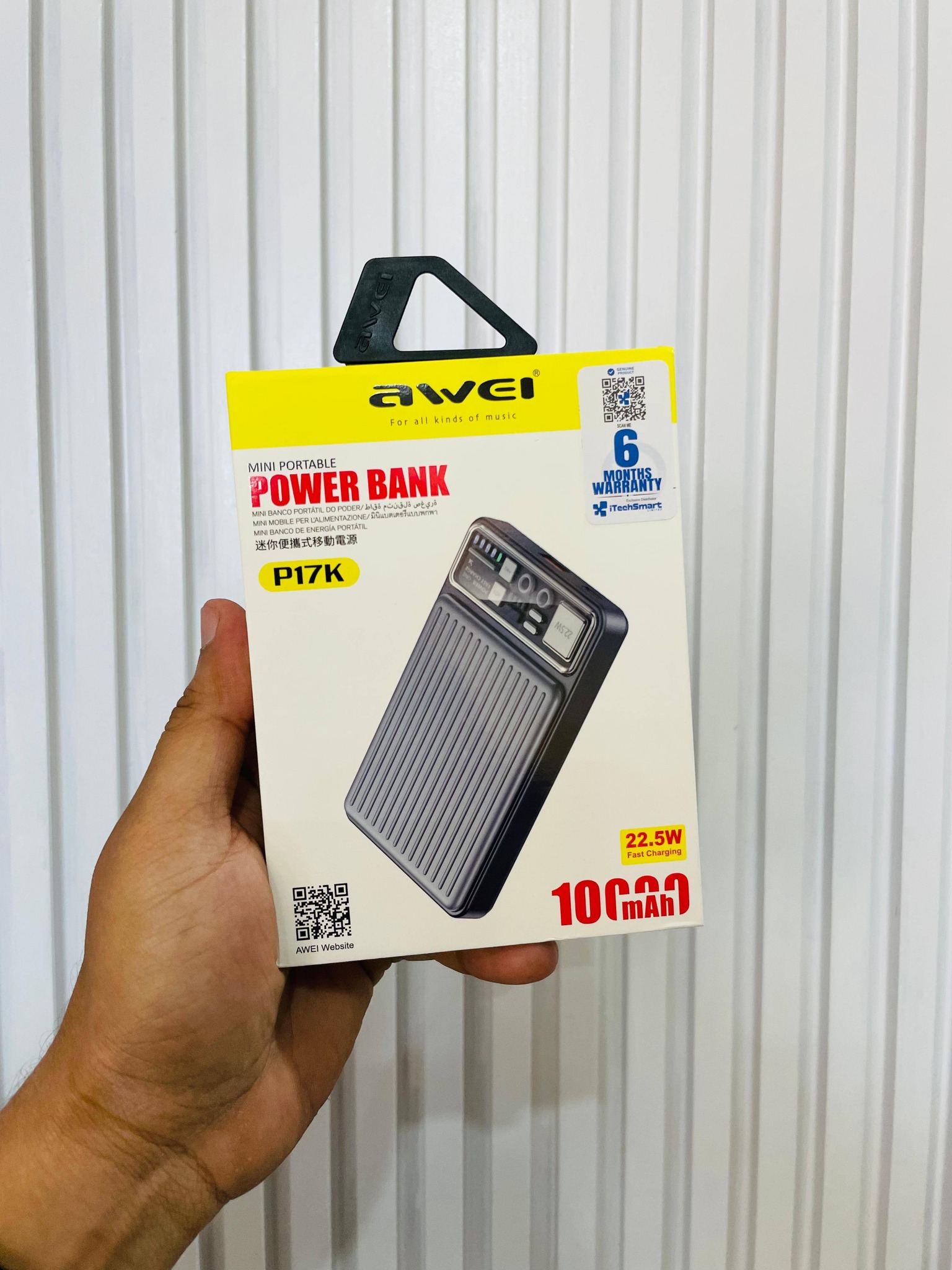 10000mAH 22.5W Output Small & Super Slim Fast Charging Powerbank