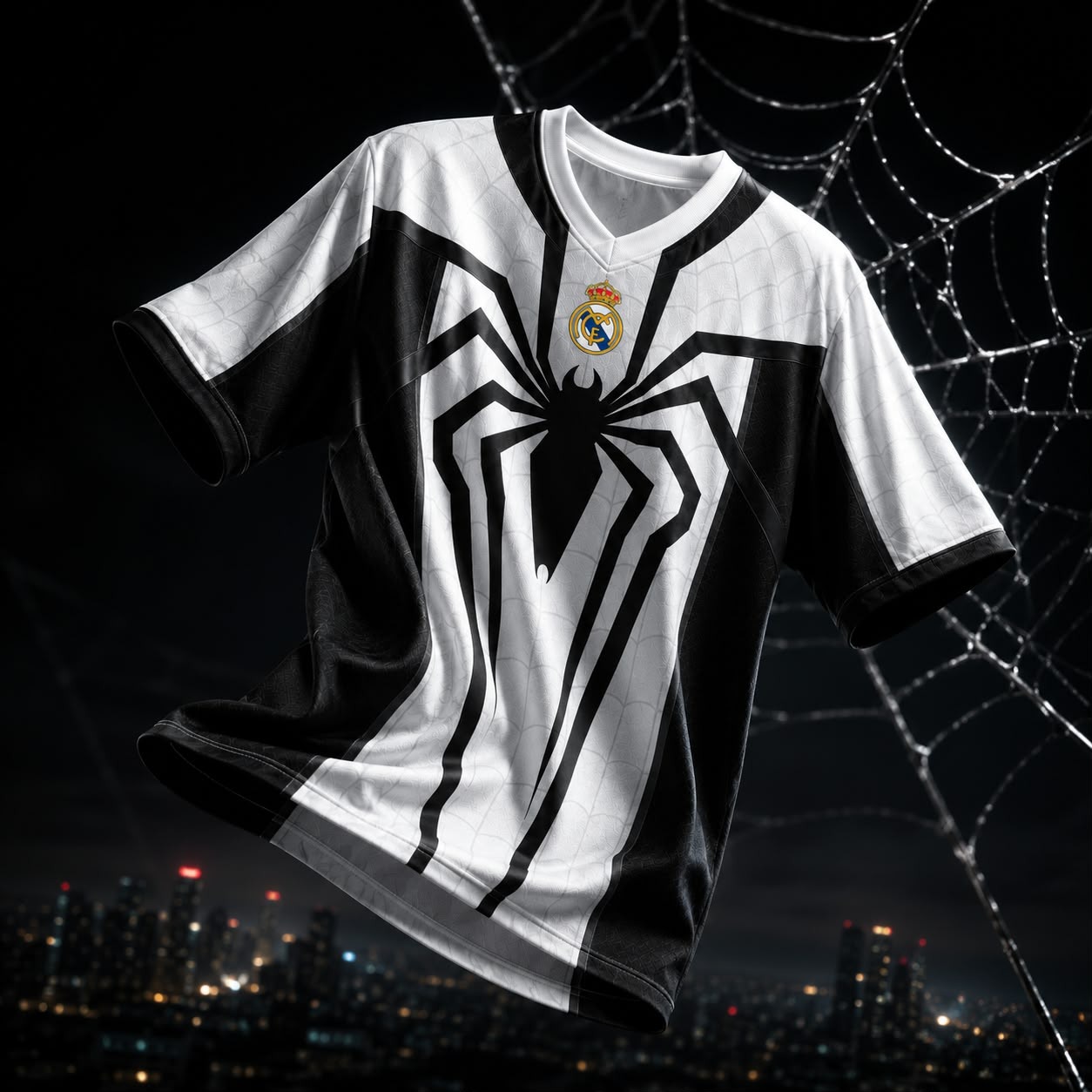 Real Madrid X Spiderman Premium Oversized Jersey [Player Edition Quality]