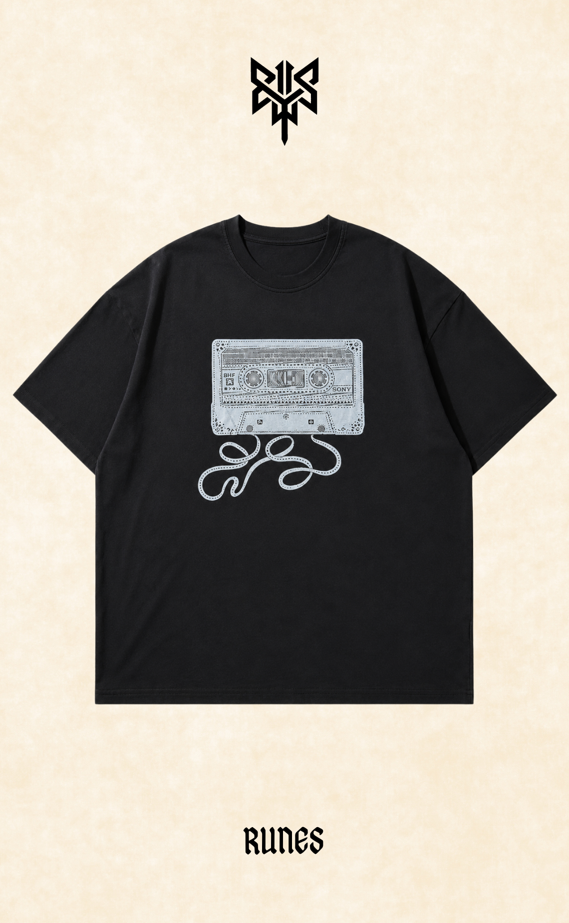 Fita Cassette Drop Shoulder thumbnail 1