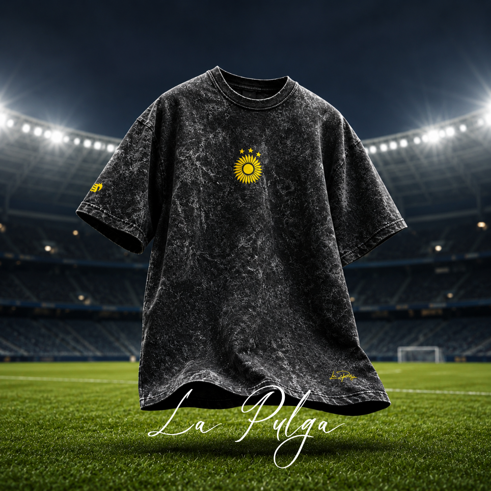 La Pulga Premium Acid Wash Drop Shoulder