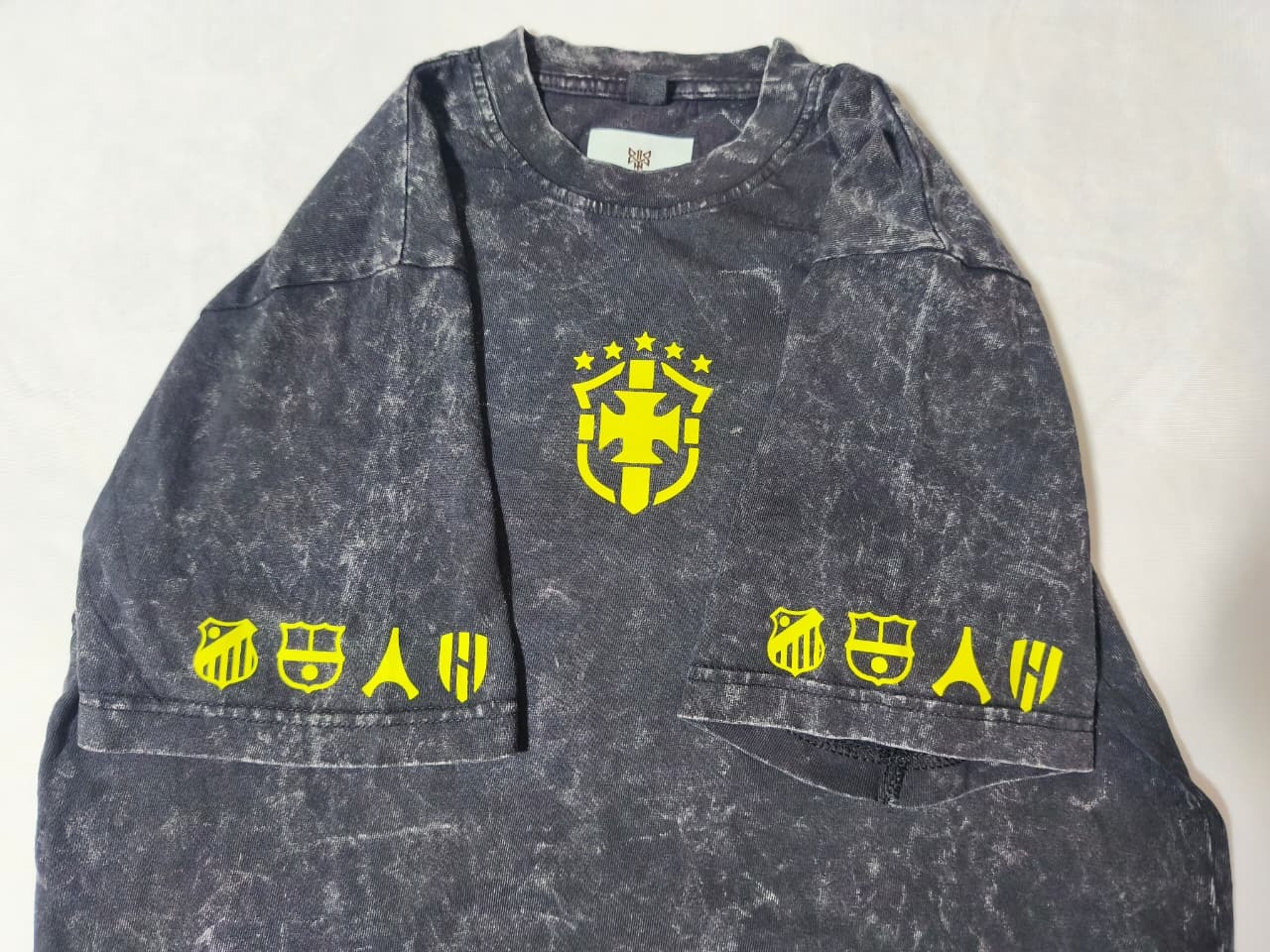 The Prince Premium Acid Wash Drop Shoulder thumbnail 5