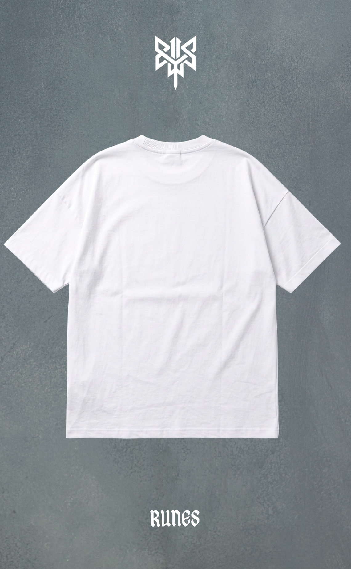 Premium White Dalai Interlock Drop Shoulder thumbnail 2