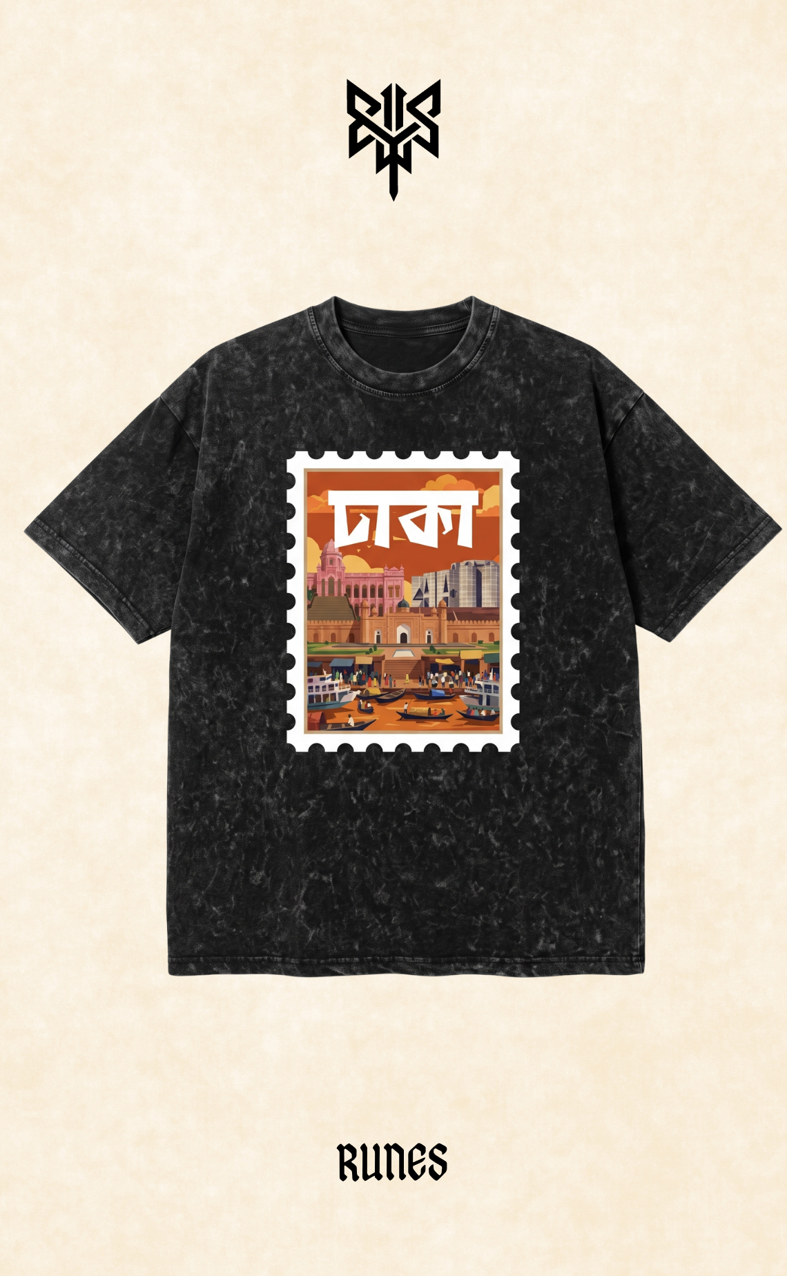 Dhaka Premium Acid Wash Drop Shoulder thumbnail 2
