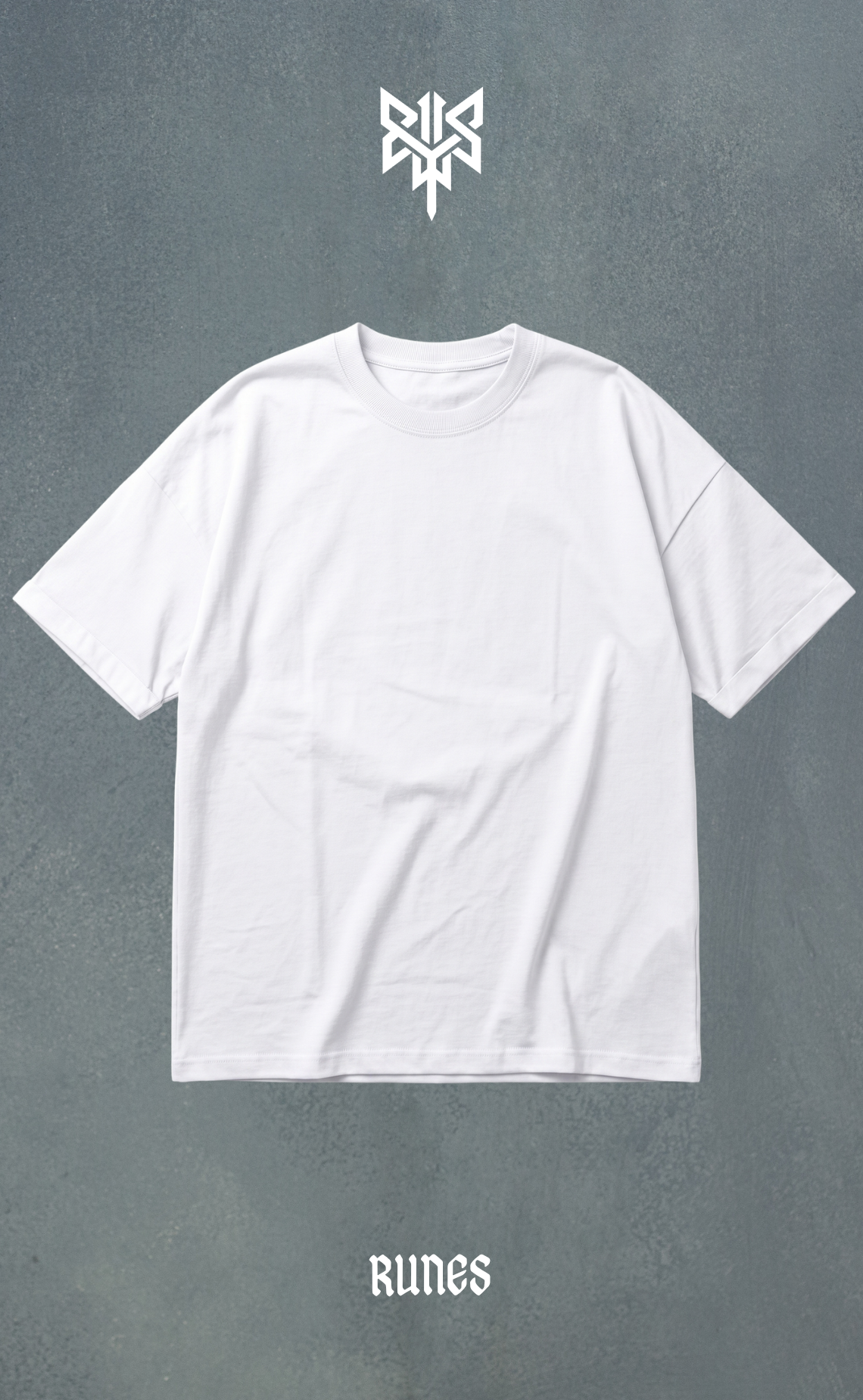 Premium White Dalai Interlock Drop Shoulder