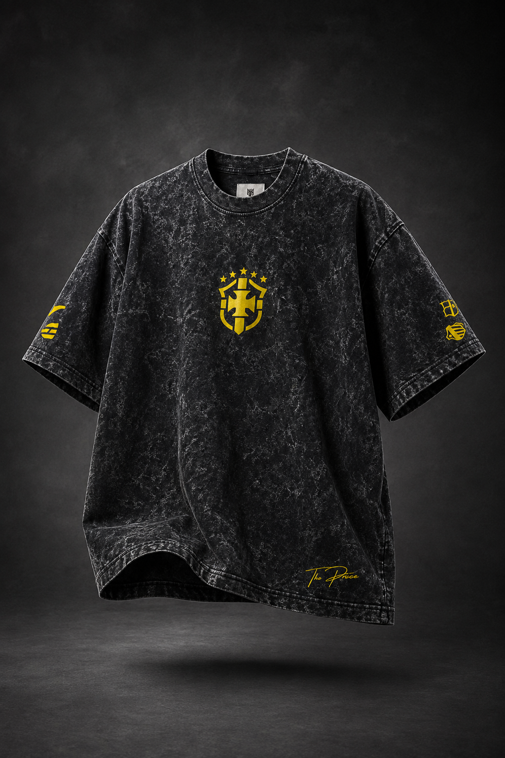 The Prince Premium Acid Wash Drop Shoulder