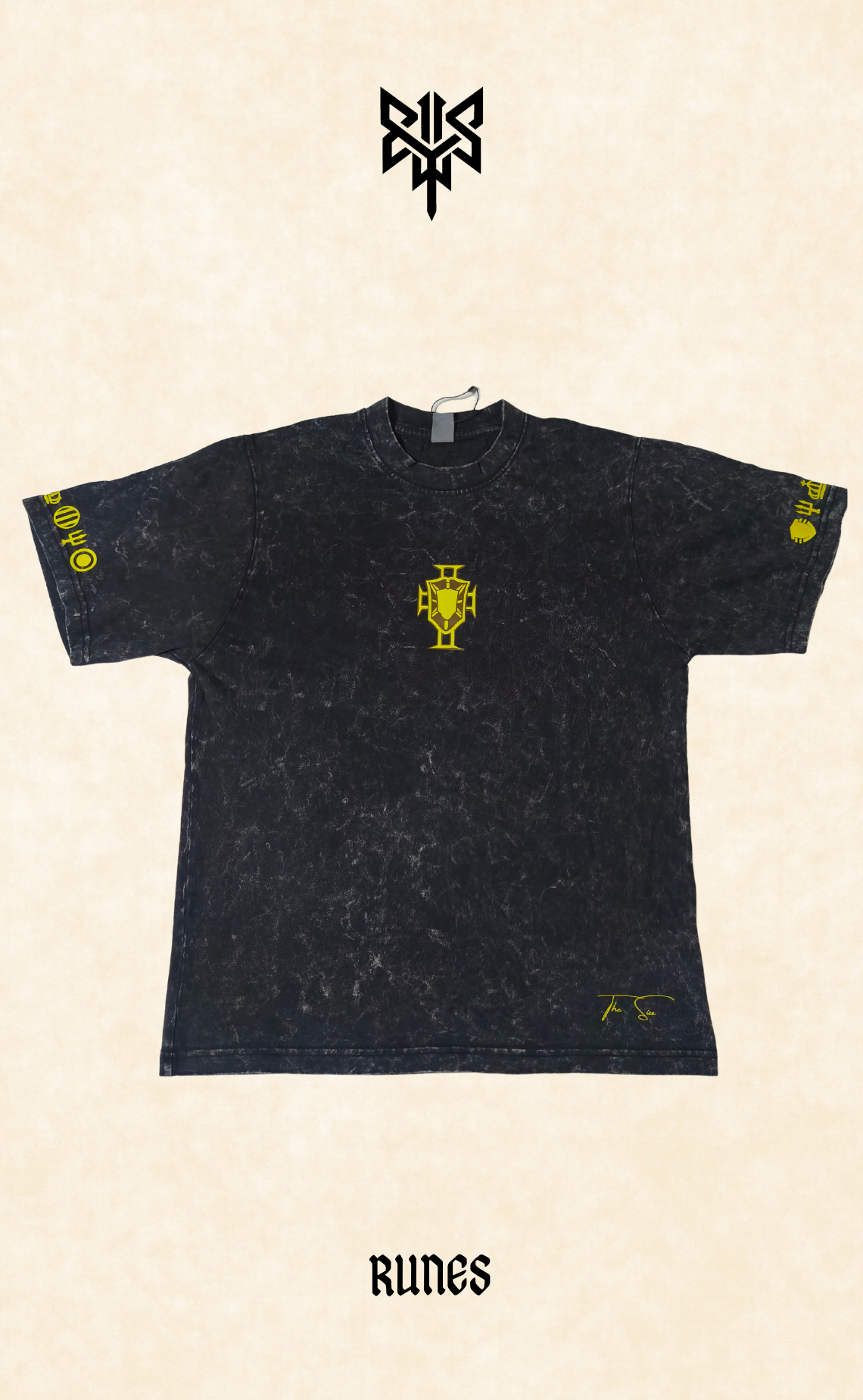 The Siu Premium Acid Wash Drop Shoulder