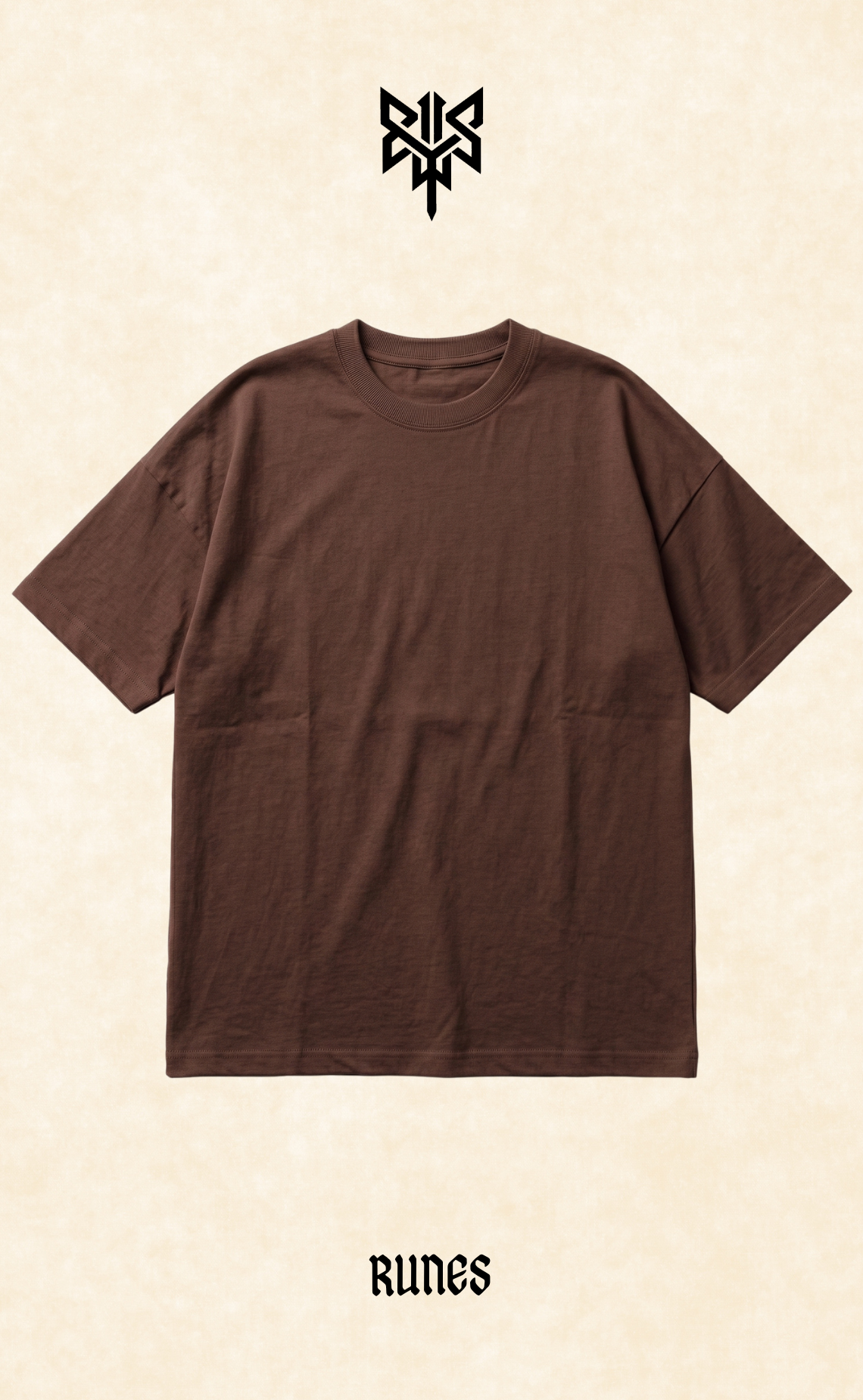 Premium Chocolate Interlock Drop Shoulder