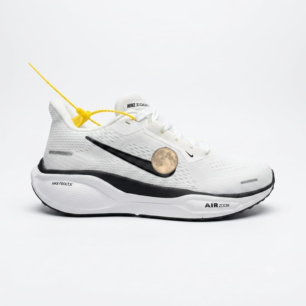 NIKE ZOOM AIR :(PREMIUM WHITE BLACK)
