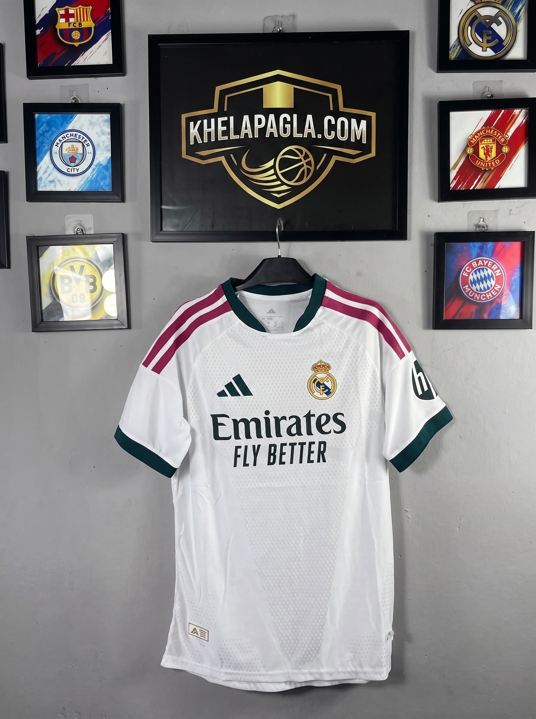 REAL MADRID HOME Imported  Jersey (Delivery Charge Must)