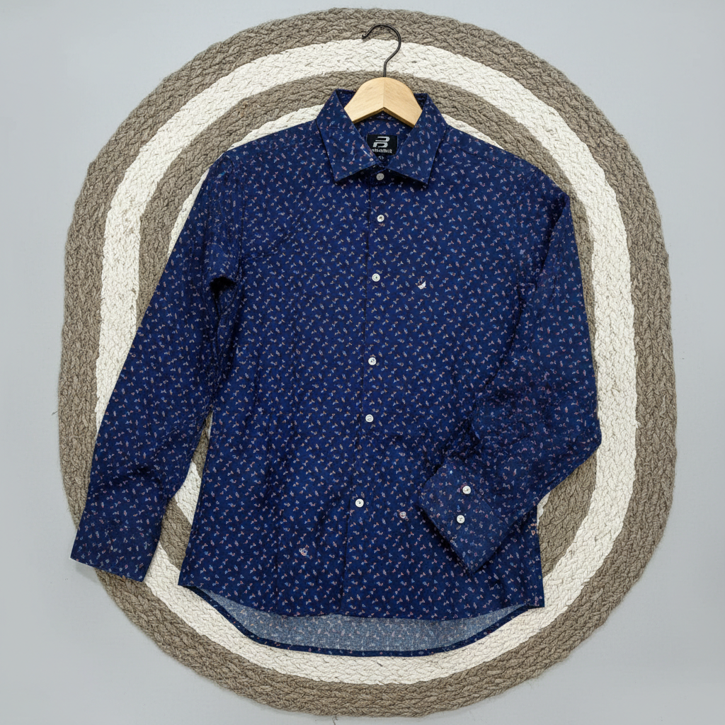 Nevy Floral Print Shirt for Men