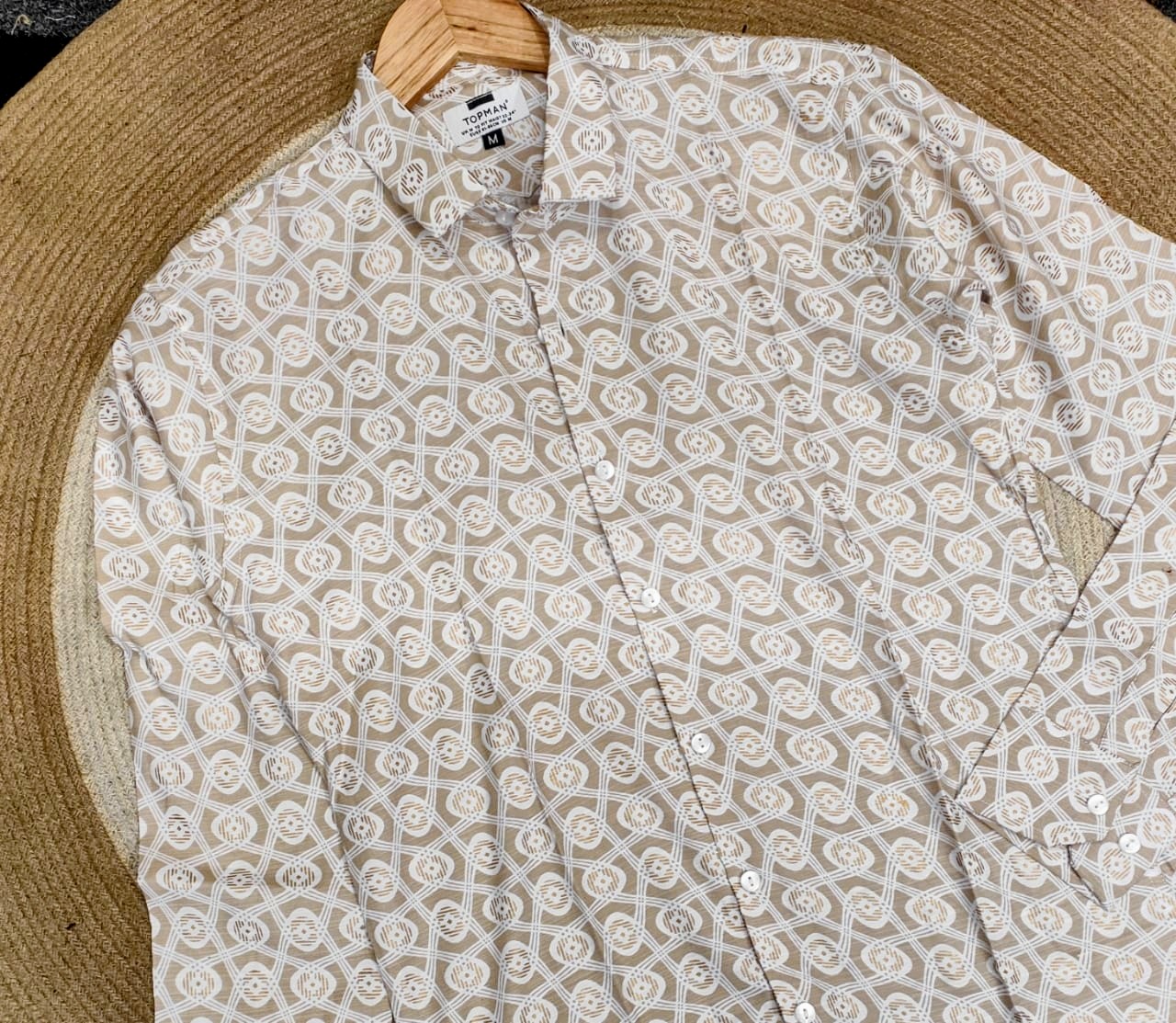 Trendy floral print shirt