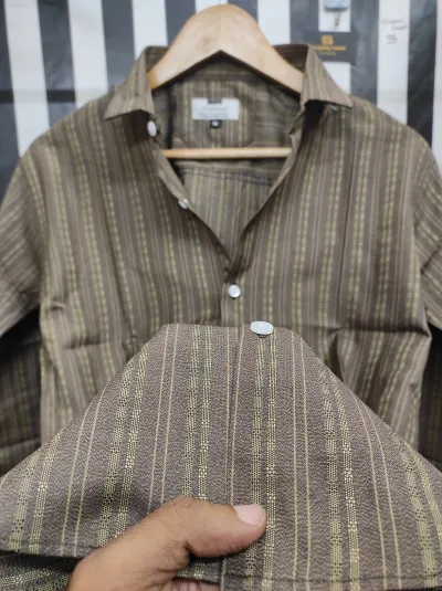 Trendy strip print shirt for summer_img_0