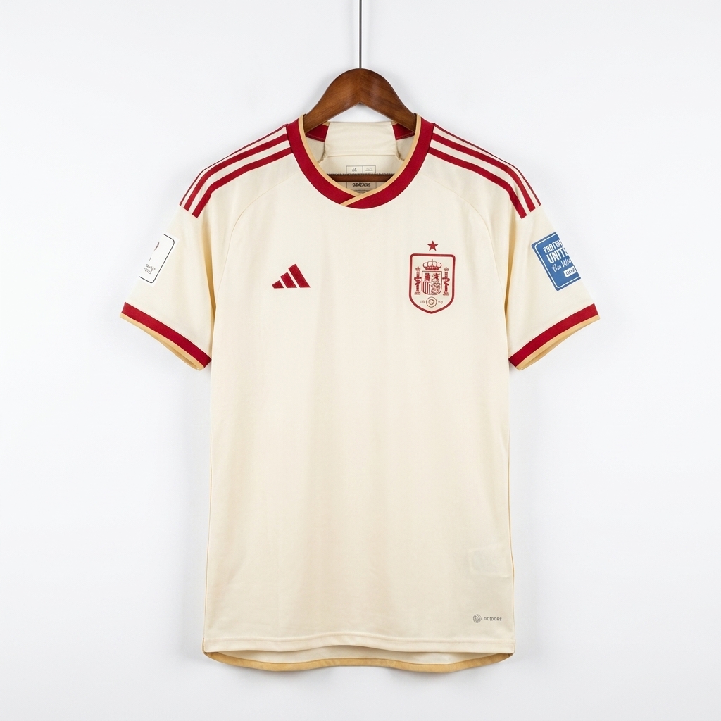 Spain away jersy for world cup 26 -Fan addition