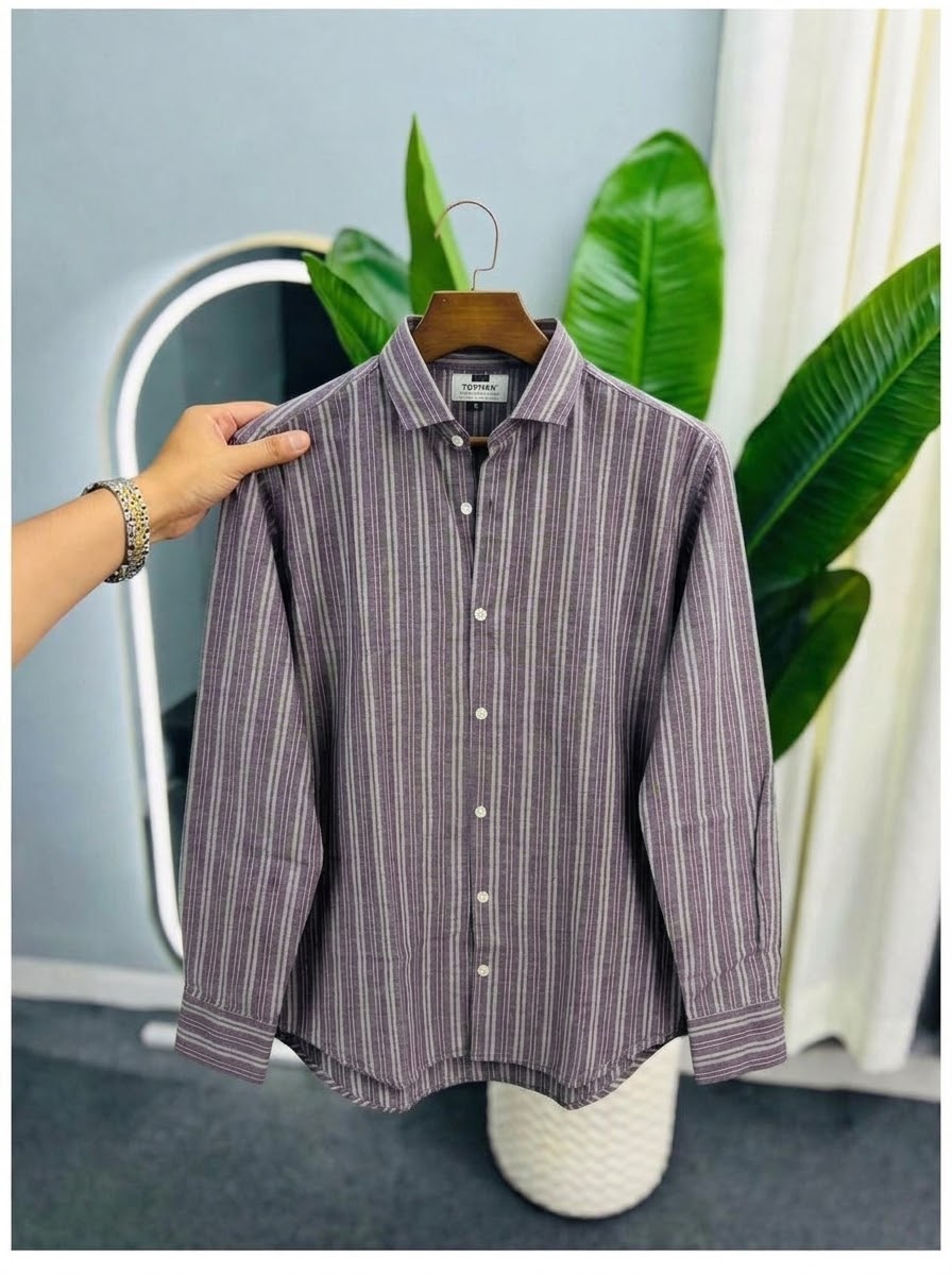 Trendy strip print shirt for summer_img_0