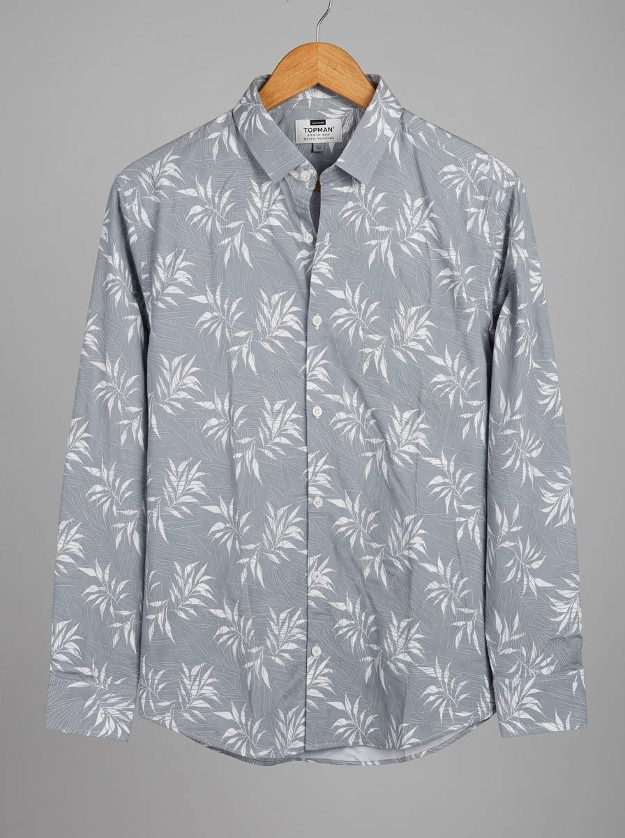 Trendy floral print shirt for summer