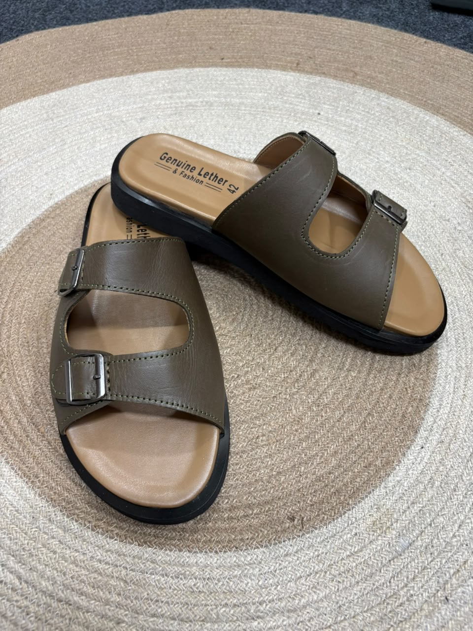 Premium designed pure lather slipper sandal -002_img_4