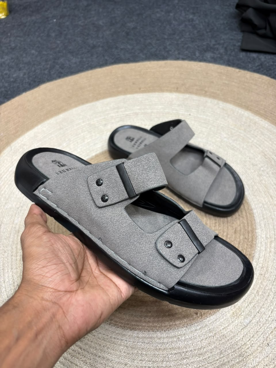 Premium pure lather slipper sandal -008_img_5