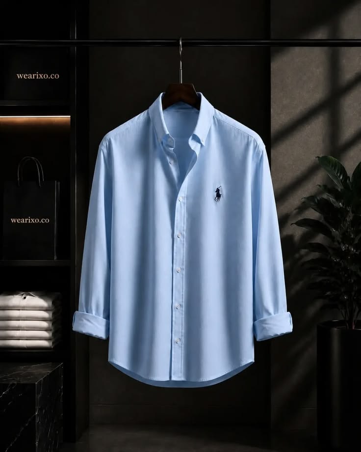 Solid Formal Shirt for men (Sky)