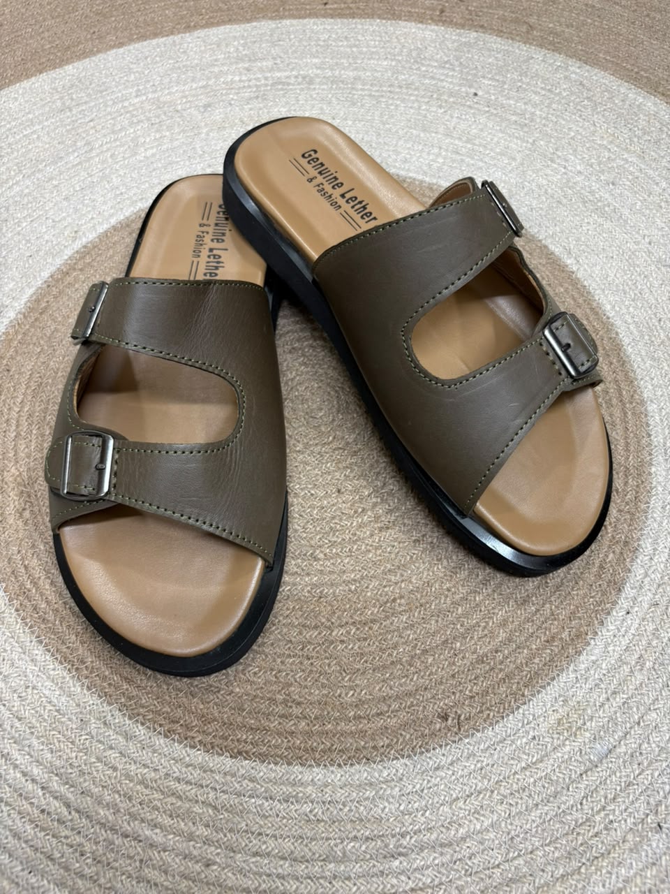 Premium designed pure lather slipper sandal -002_img_2