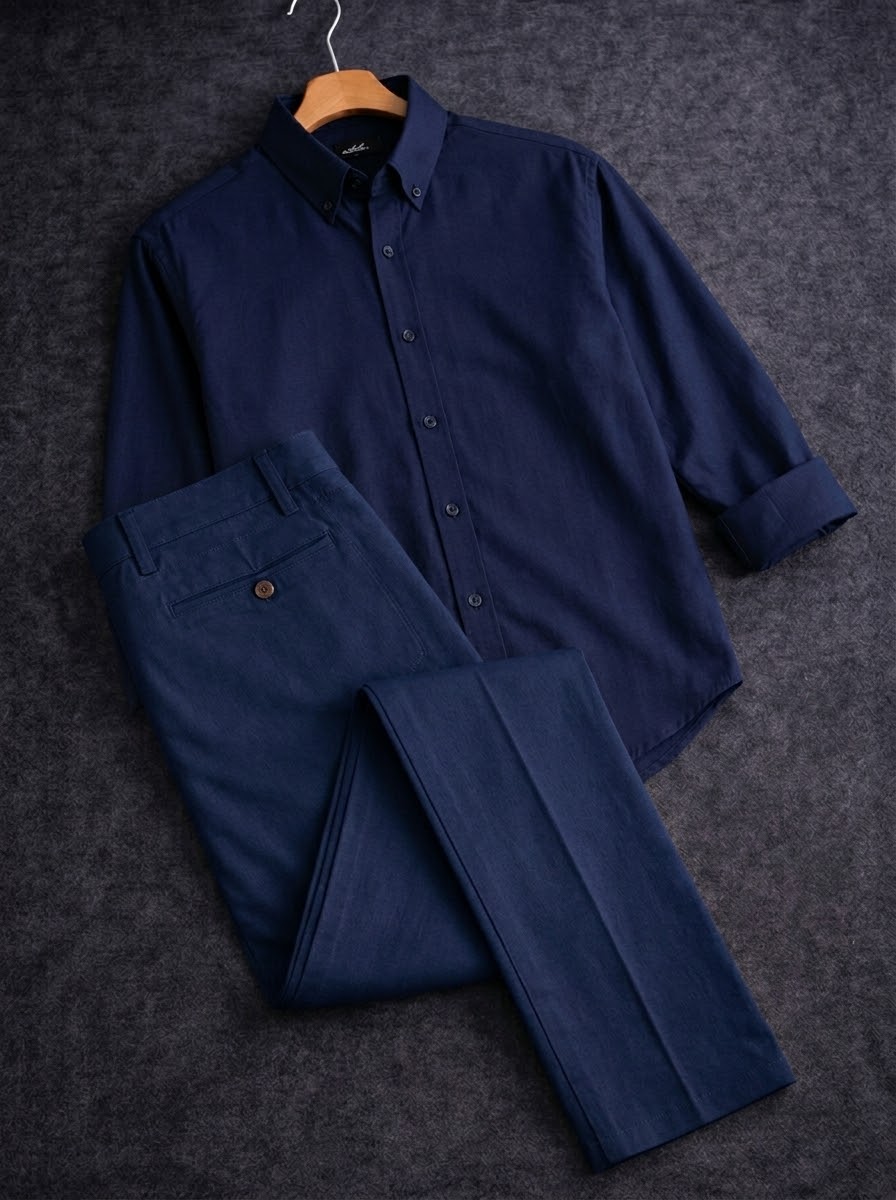 Nevy shirt with nevy formal combo