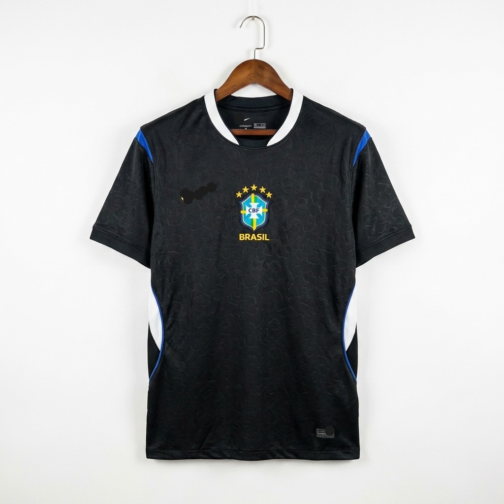 Brazil 3rd kit black jersy world cup 26 -Fan addition