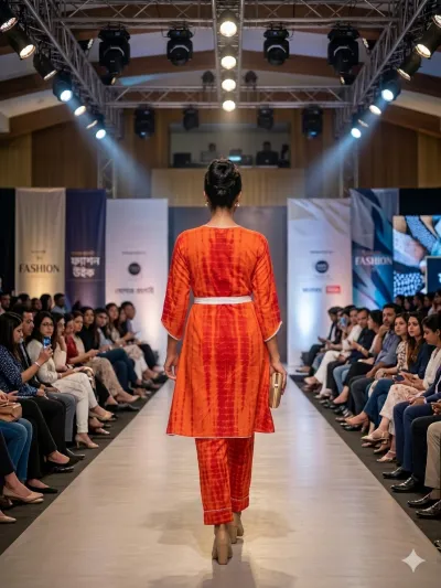 top's .  orange and red colour batik print_img_1