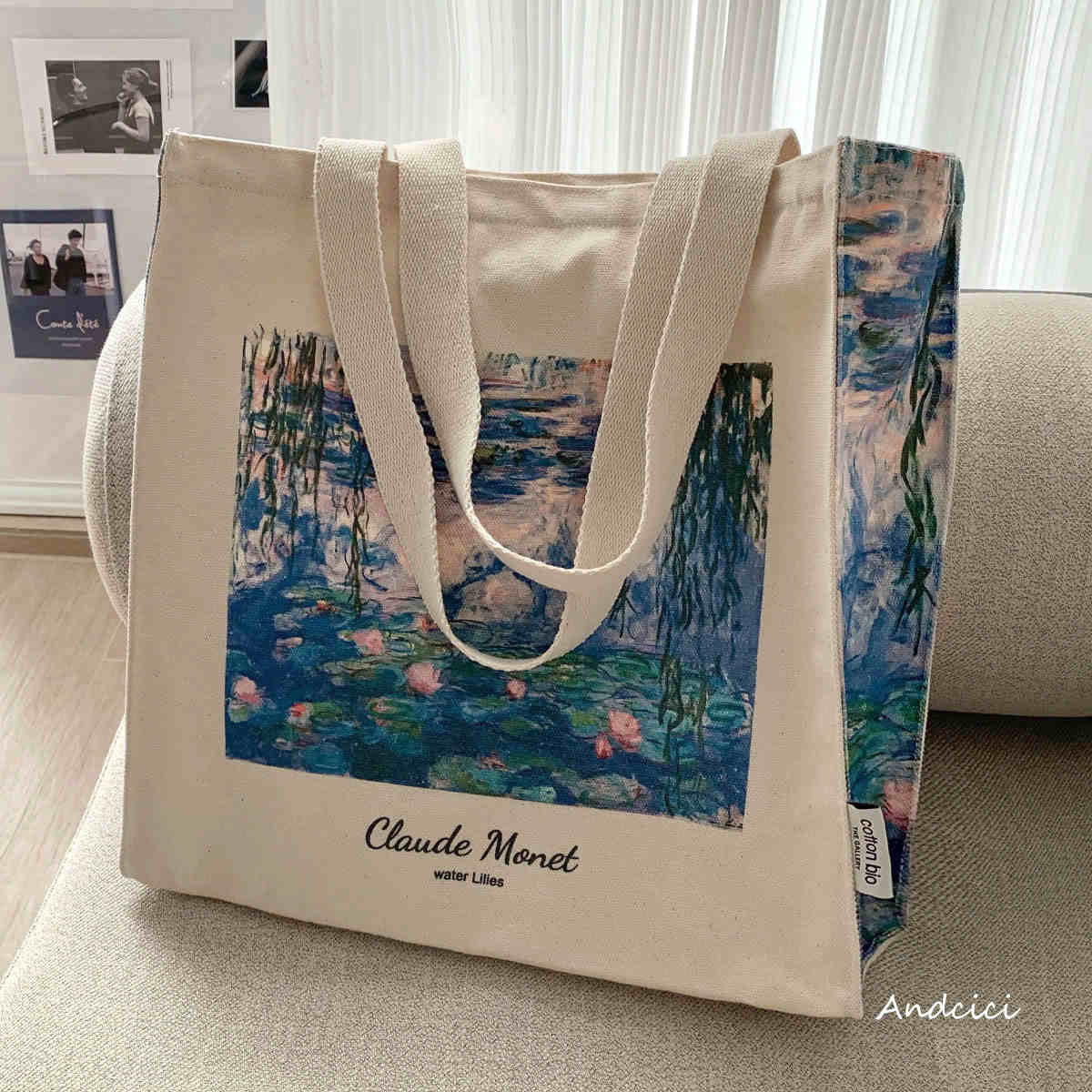 Water Lily Tote Bag For Women