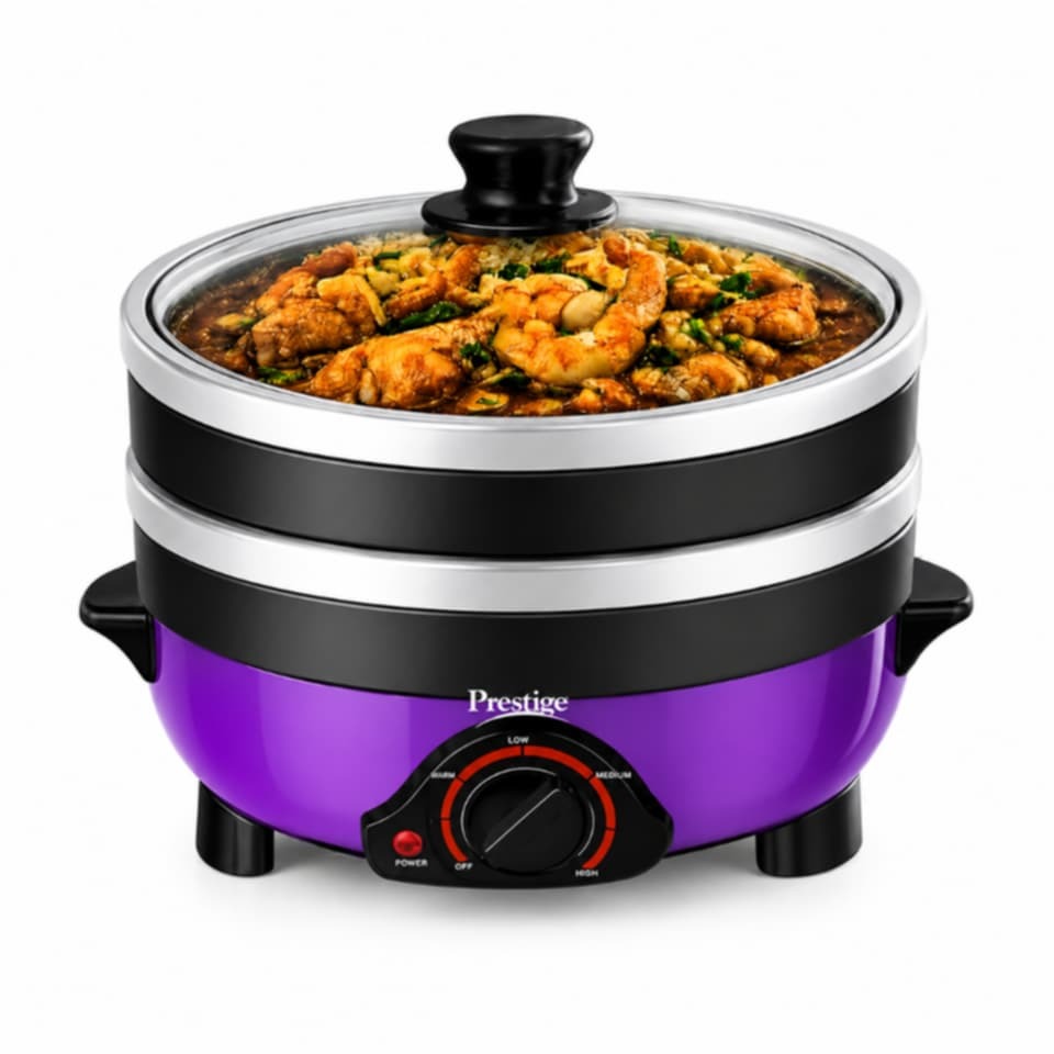 Prestige 6 Liter 4 Pot Electric Cooker 1800W | Multifunctional
