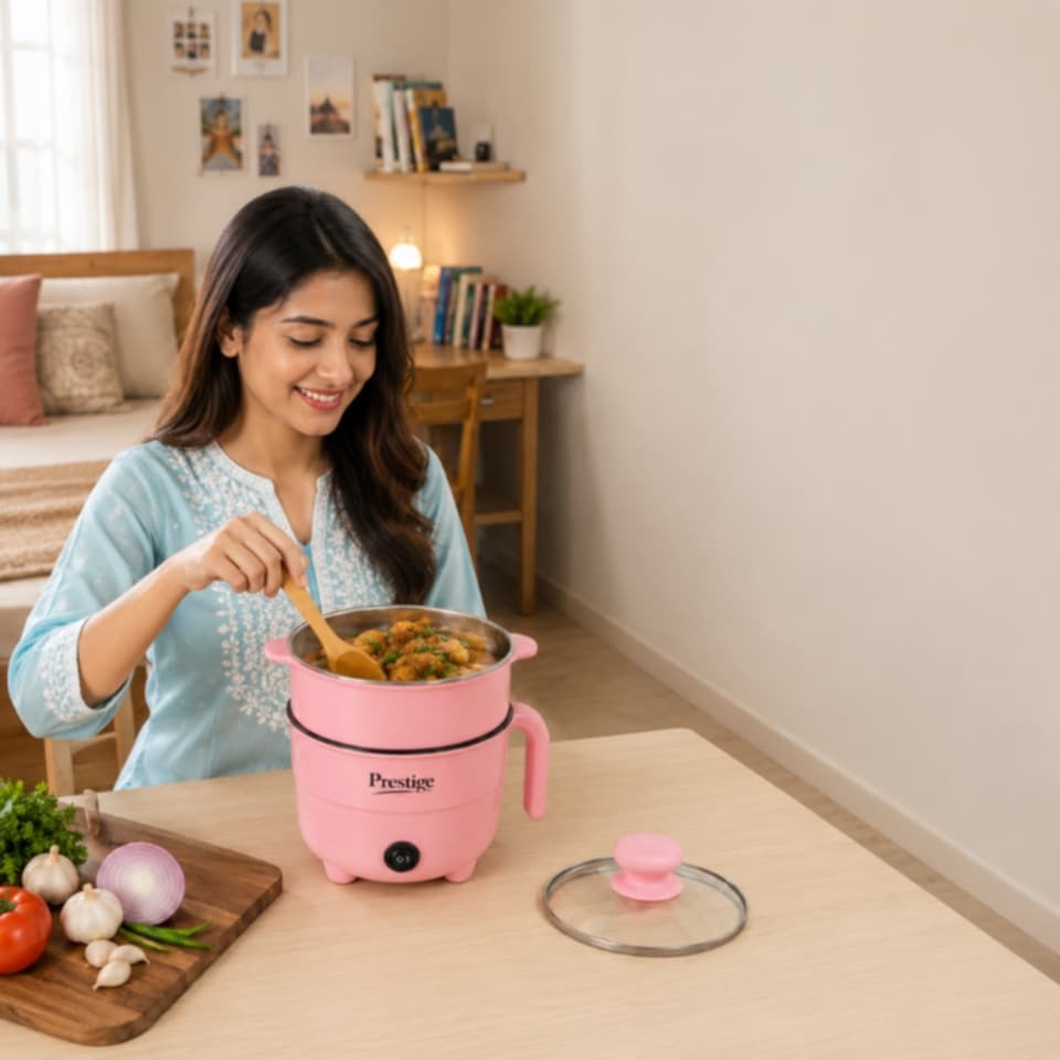 2L Prestige Multi Purpose Electric Cooker with Steamer – 900W thumbnail 2