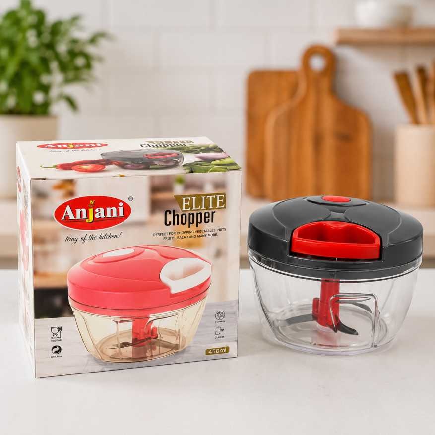 Manual Food Chopper, Compact & Powerful Hand Held Vegetable Chopper thumbnail 2