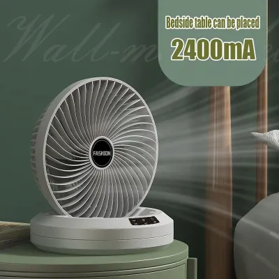 Rechargeable Rotating Fan (With Remote)_img_1