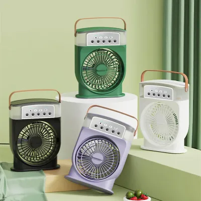Rechargeable 5 Holes Mist Spray Air-cooler Fan (P-372)_img_1
