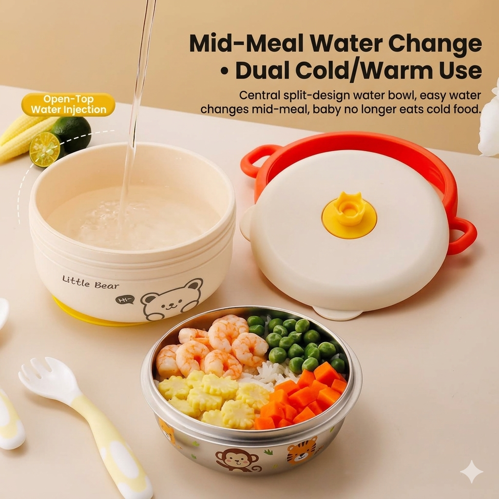 Baby Food Supplement Thermos Bowl (Dinnerware)_img_3