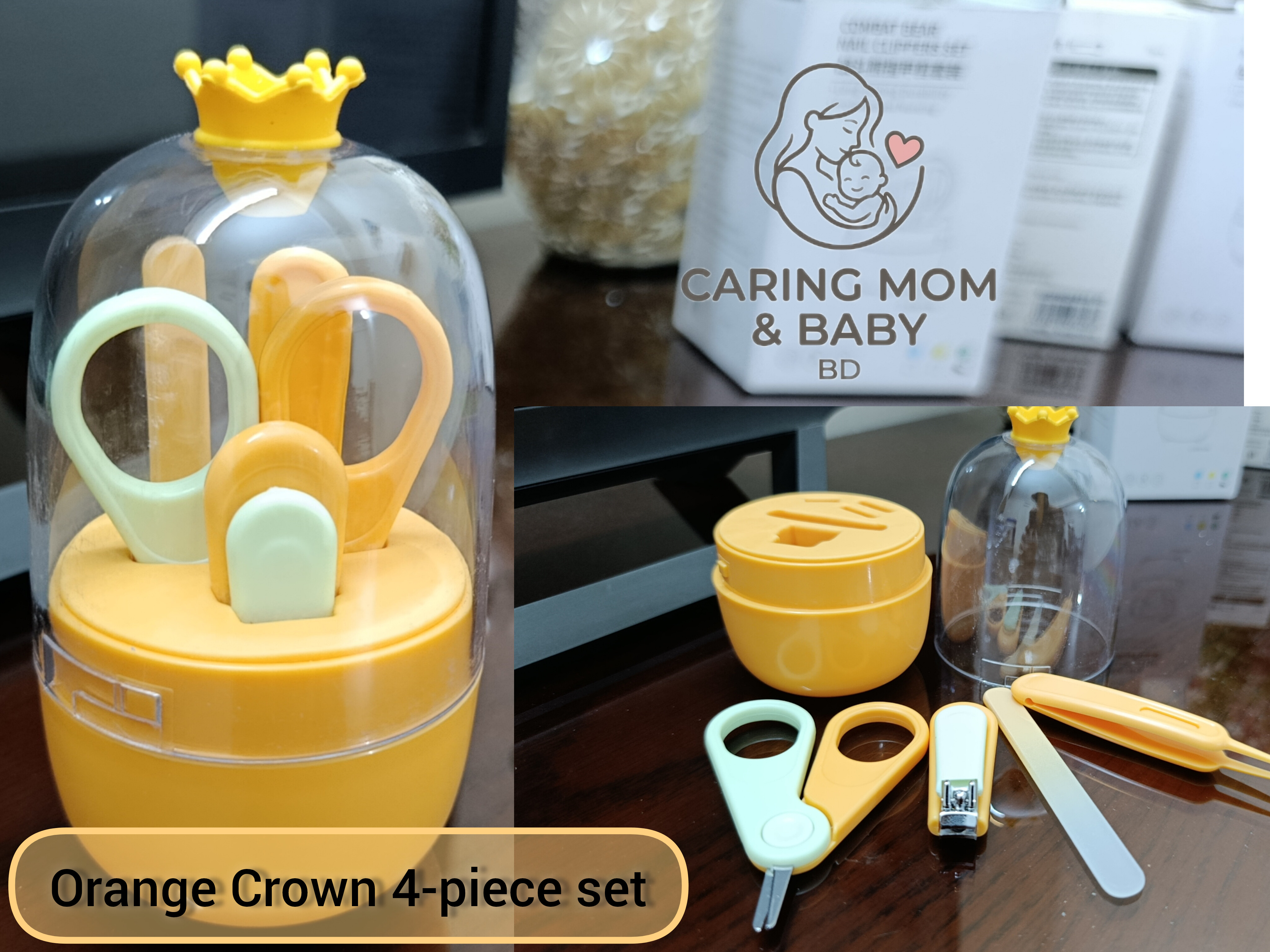 Crown Style 4-piece set/ Baby nail clippers suit_img_1