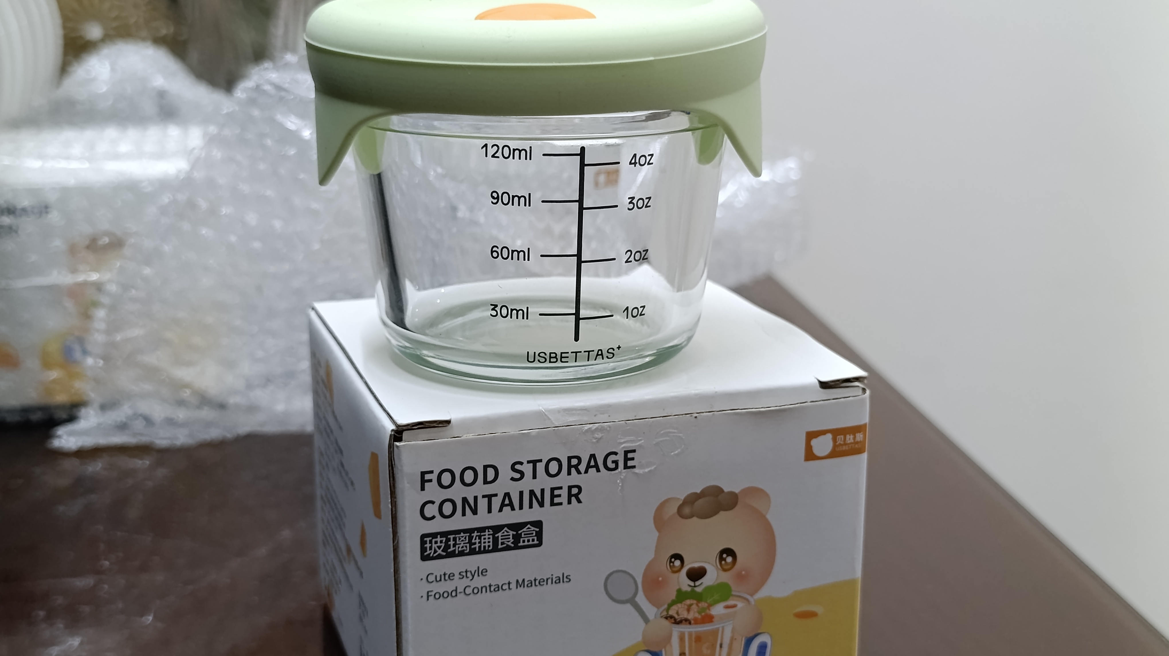 Baby Glass Food Supplement Box, Fresh Storage, Steamable Custard Bowl, Special Baby Food Supplement Bowl, Cup Mold Tool Set_img_4