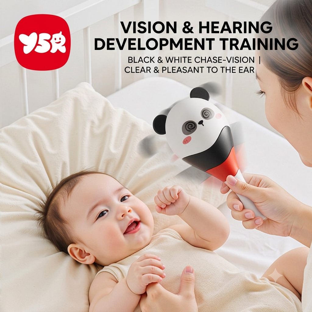 Infant Toys for 0 to 6 Months, Hand Rattles for Newborns, Chewable Toys for Young Babies, Maracas Toys_img_2