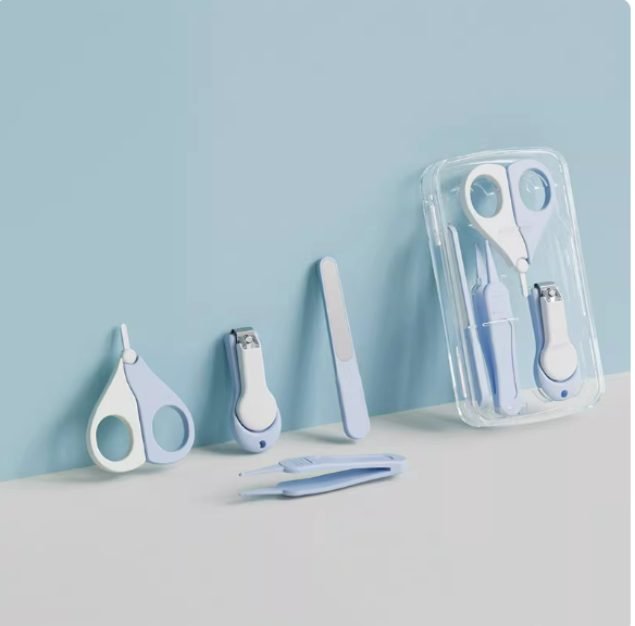 Baby nail clippers suit / Newborn baby special baby nail clippers anti-meat nail clippers_img_3