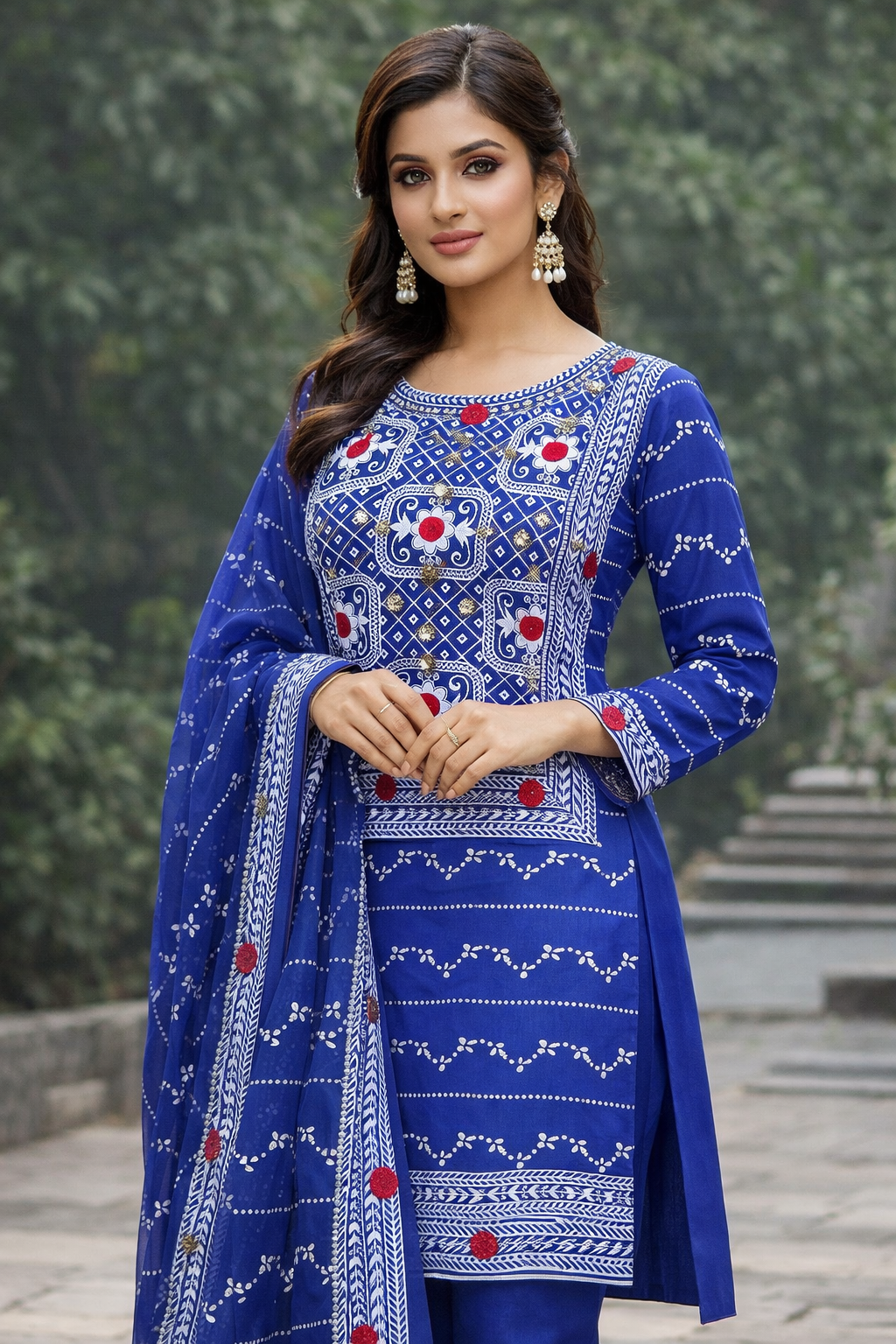 তাঁতের থ্রী পিস