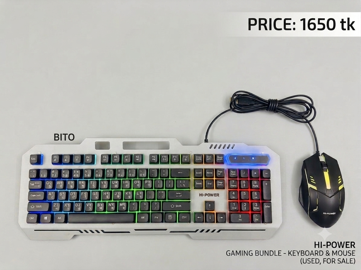 ✅ Gaming Keyboard and Mouse Combo