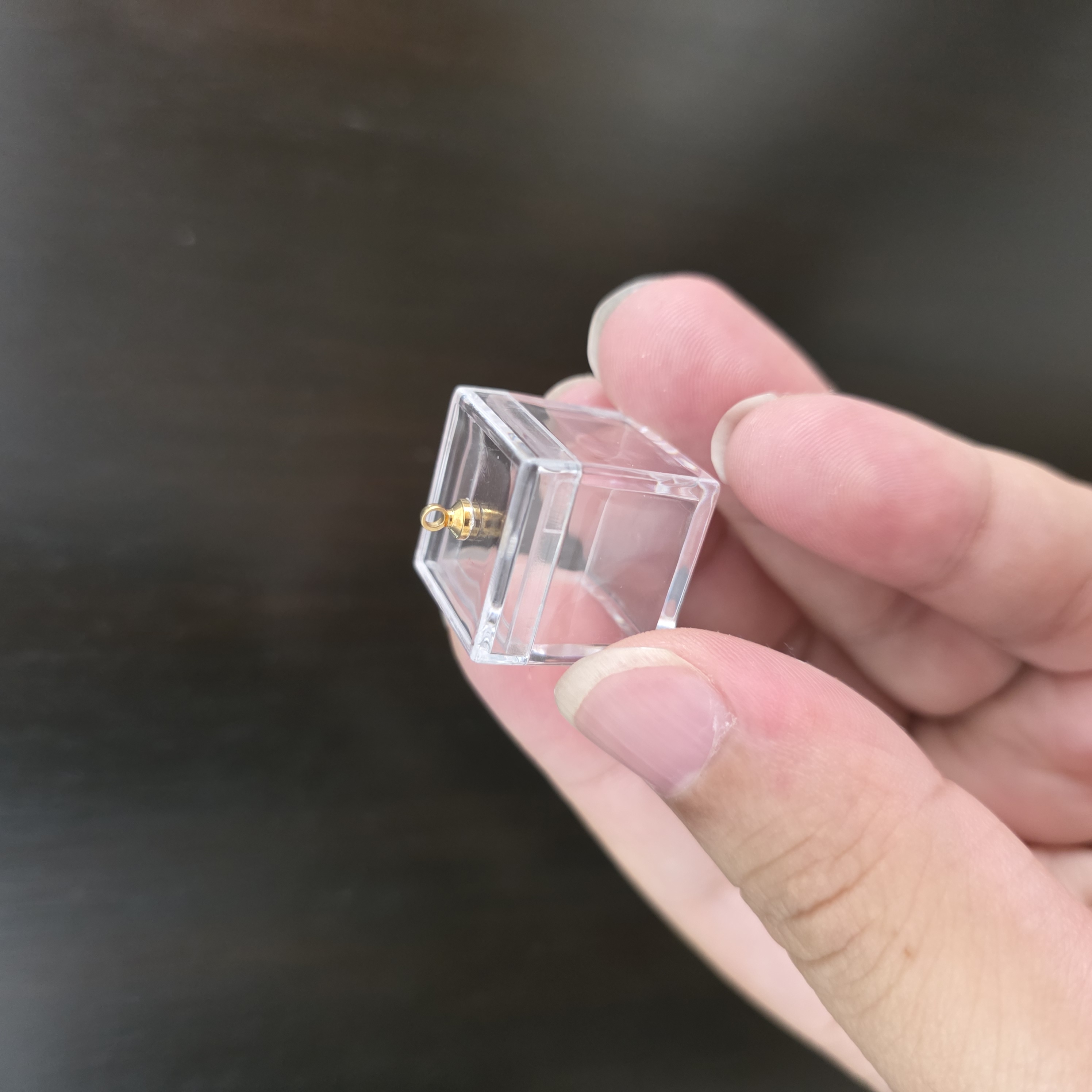 Transparent Storage Cube Box