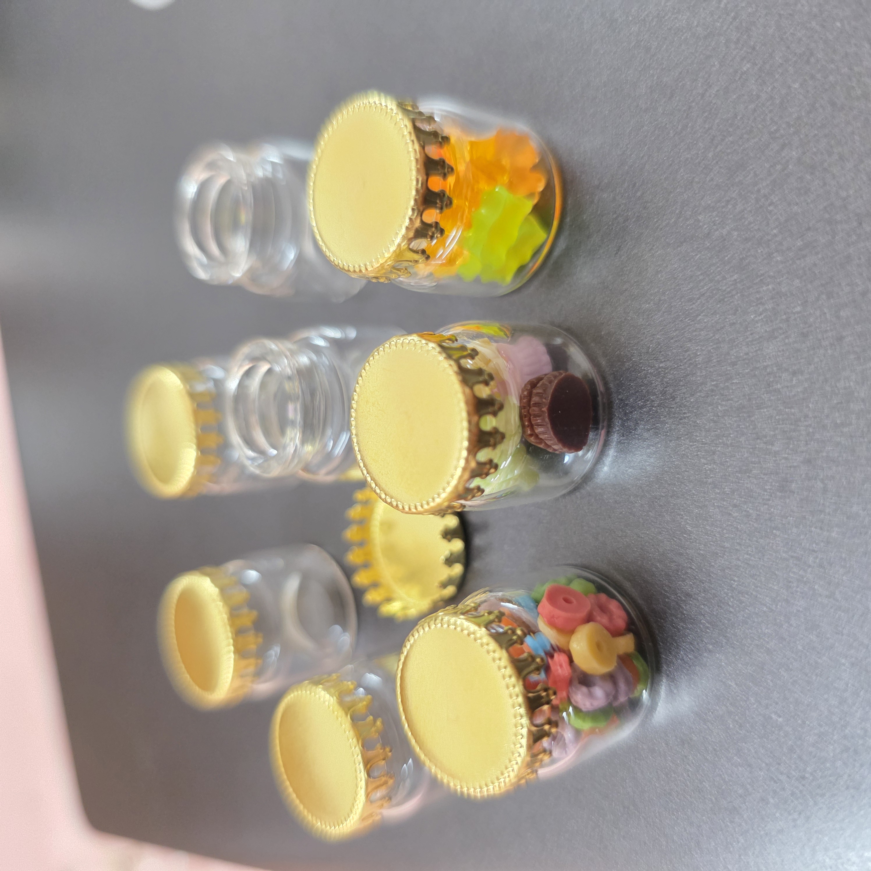 Treat Jar with Gold Lid